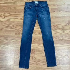 Current Elliot | Distressed Rolled Skinny Jean 24